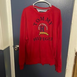 Red Tommy sweater